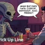 Alien Pick Up Line