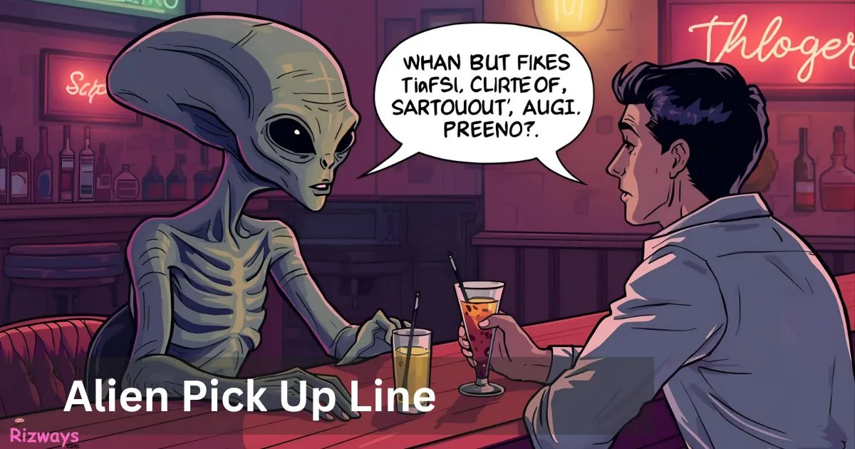 Alien Pick Up Line