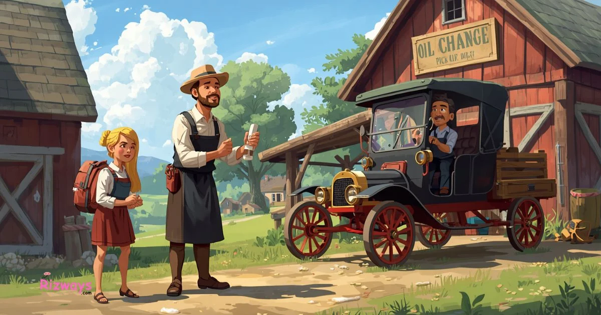 Amish Oil Change Pick Up Lines