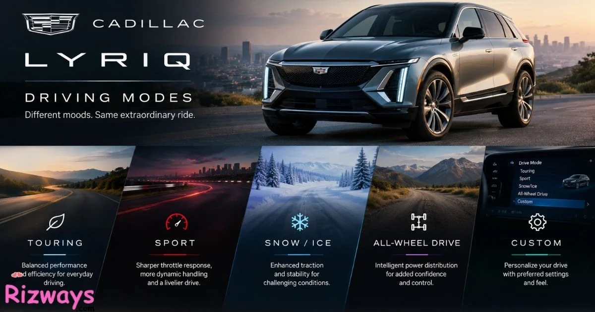 Cadillac Lyriq Driving Modes