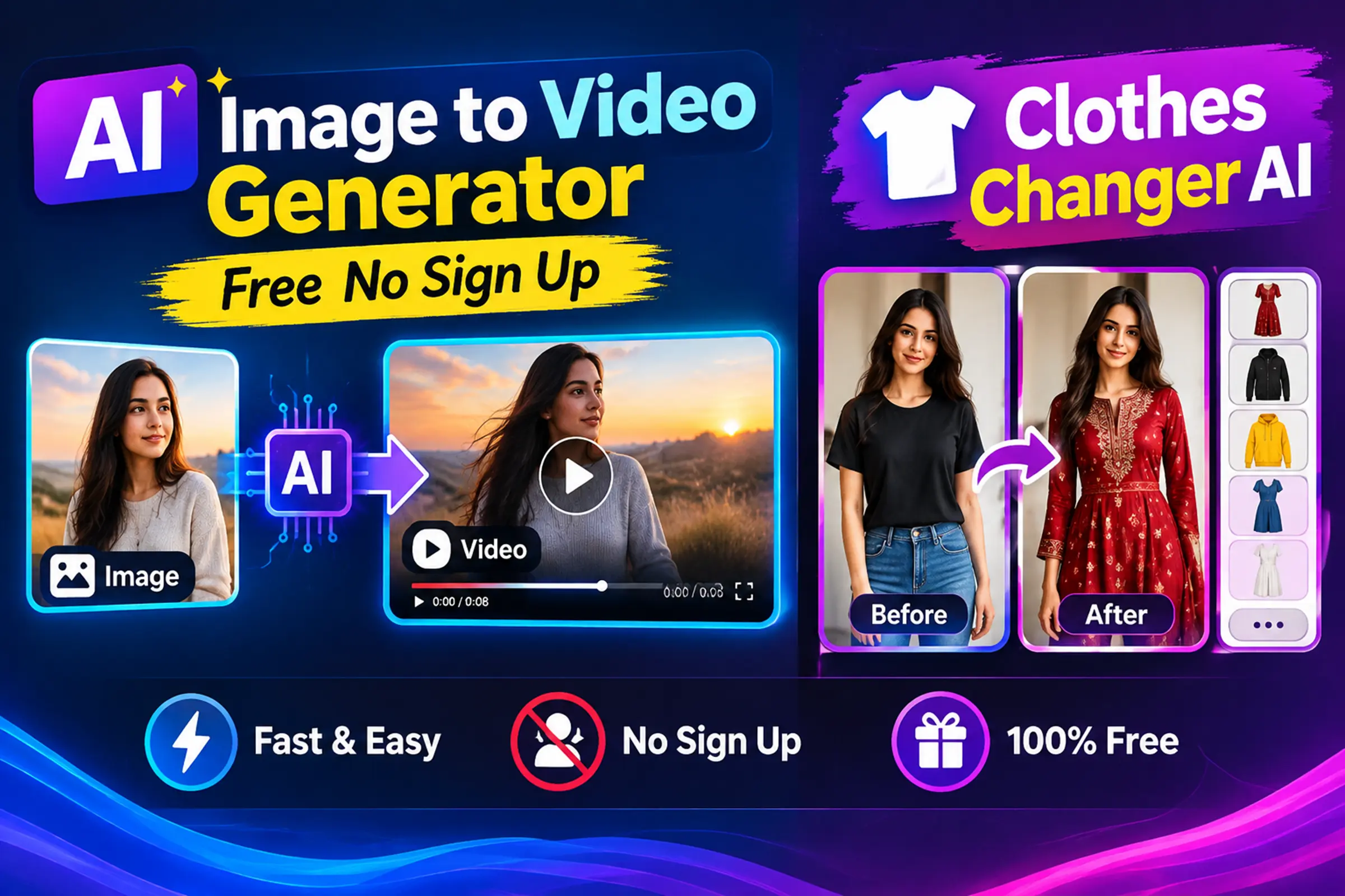 Create Engaging Fashion Videos With AI Image And Clothes Editing Tools