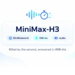 MiniMax H3 An Audio Model Priced By The Second